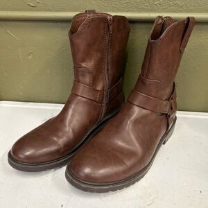 Frye Otis Brown Boots 10.5 Vegan